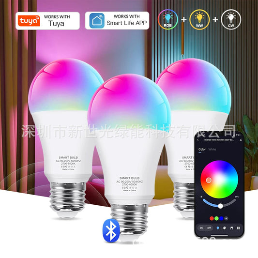 Smart RGB Color Changing LED Bulb 15W with Voice Control