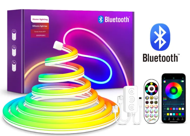 Smart WiFi LED Neon Strip — App & Voice Control
