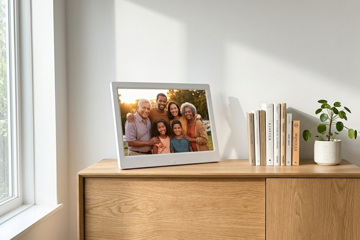 10-Inch Digital Photo Frame - High-Resolution Electronic Display
