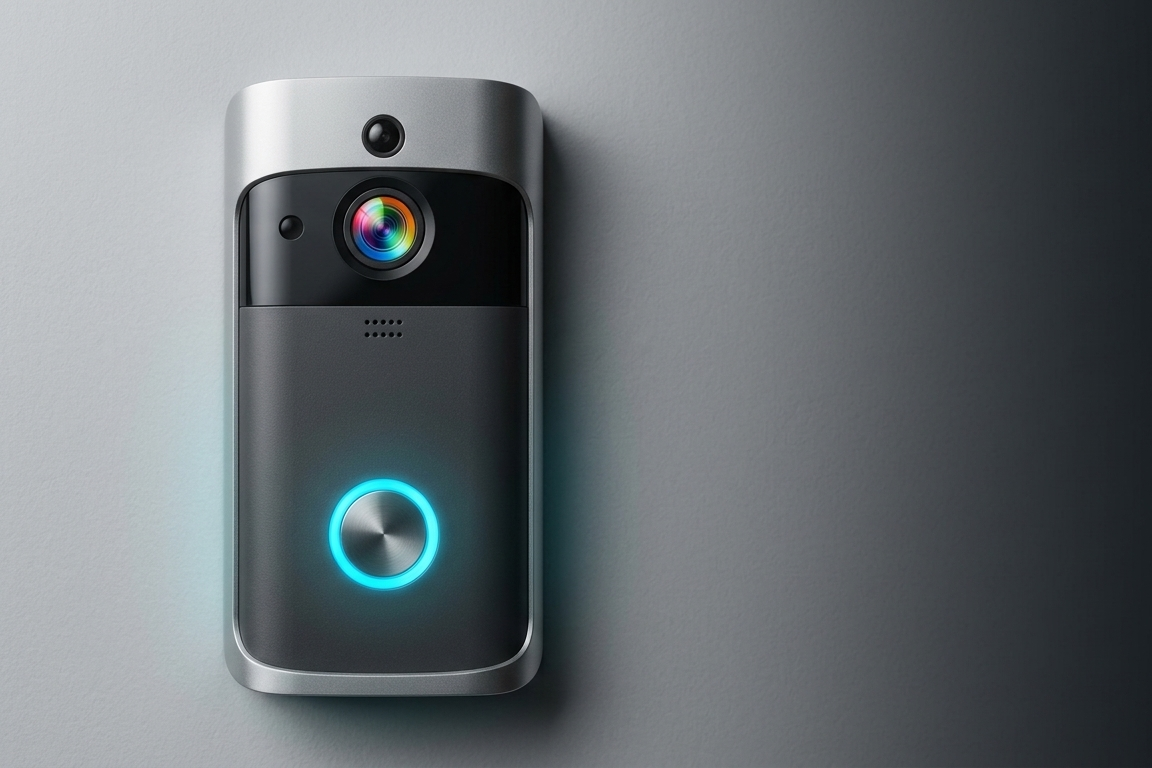 Smart WiFi Video Doorbell — HD Camera & Two-Way Audio