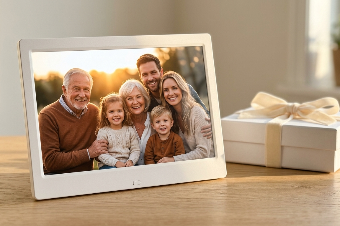 10-Inch Digital Photo Frame - High-Resolution Electronic Display
