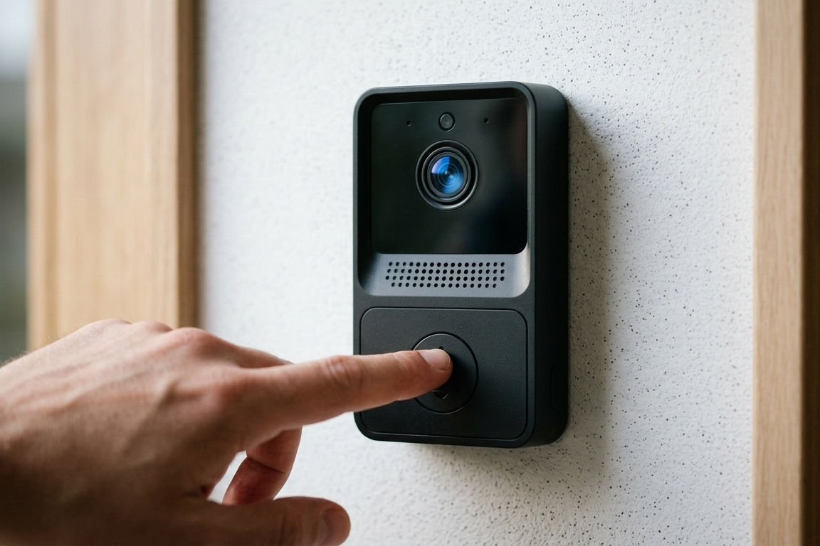 Smart WiFi Video Doorbell — HD Camera & Two-Way Audio