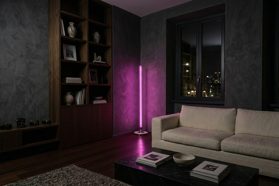 Smart RGB Floor Lamp — App & Remote Control