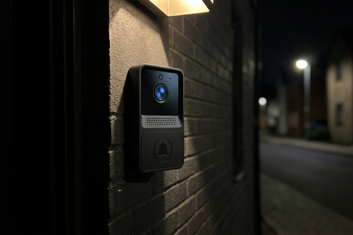 Smart WiFi Video Doorbell — HD Camera & Two-Way Audio