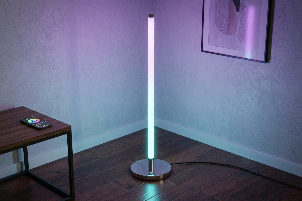 Smart RGB Floor Lamp — App & Remote Control