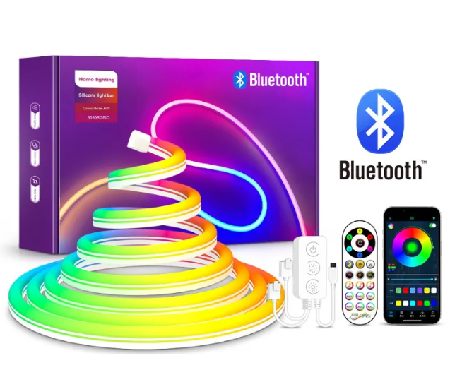 Smart WiFi LED Neon Strip — App & Voice Control